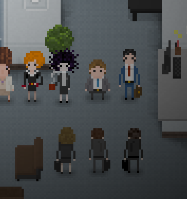 everyone line up, the new boss is coming to inspect!