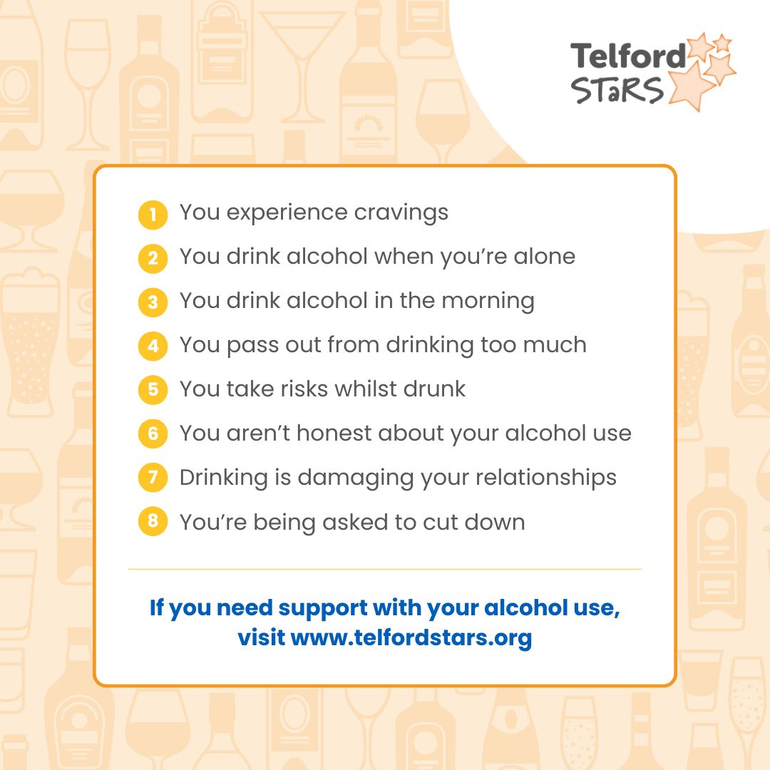Anyone can experience alcohol-related challenges, so being able to recognise the signs and ask for help is essential. 

If you notice any of these 8 signs, free, non-judgemental help is available.

🌐 orlo.uk/wJpYA 
<a href="/AlcoholChangeUK/">Alcohol Change UK</a>