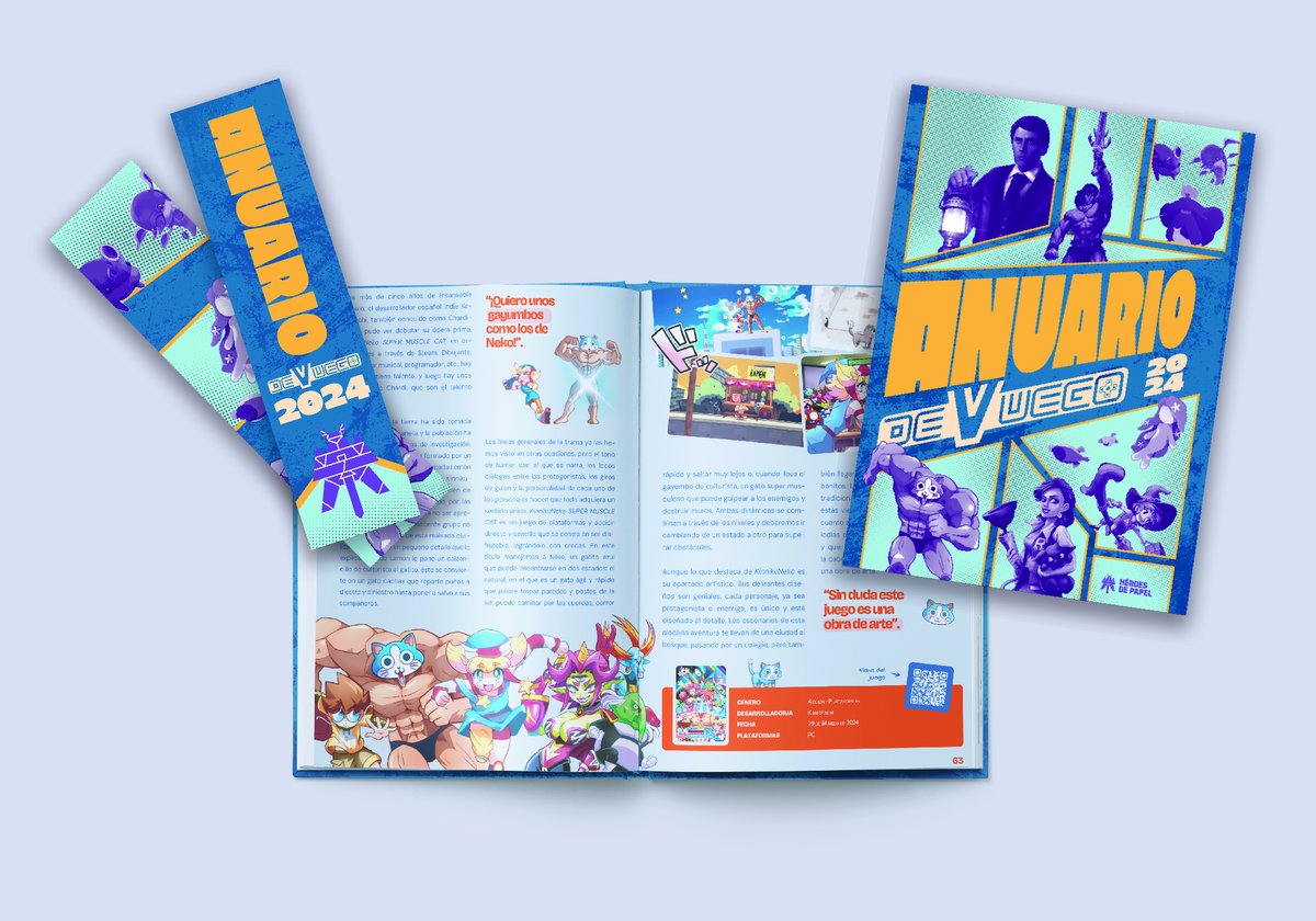 ¿Buscas el juego ideal para el verano?
El Anuario DeVuego 2024 recopila 50 joyas del videojuego español con arte, música y calendario de lanzamientos.

👉 heroesdepapel.es/productos/anua…