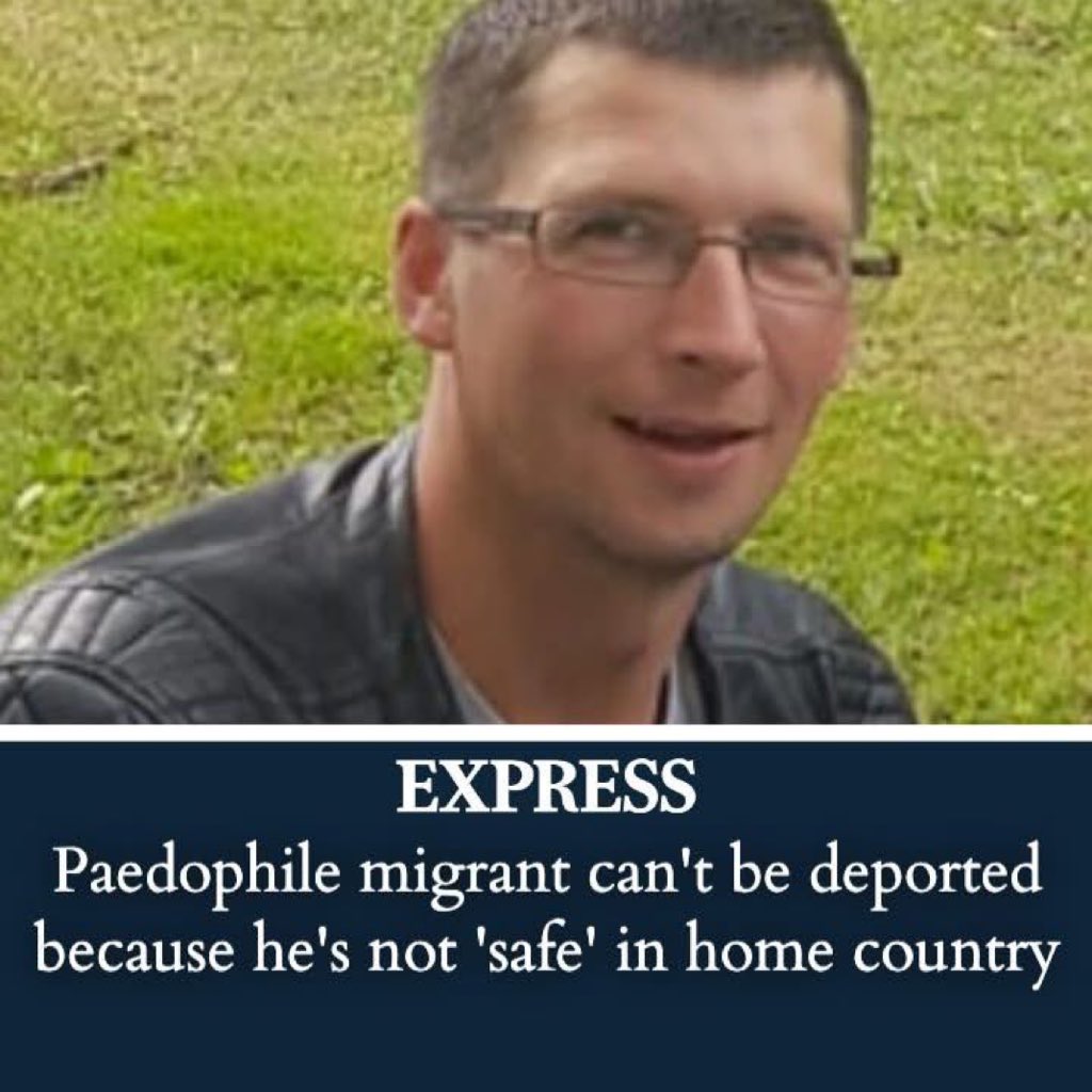 I don’t care if they hang him from a tree in his home country.
This paedophile filth bag does not belong in MY home country.