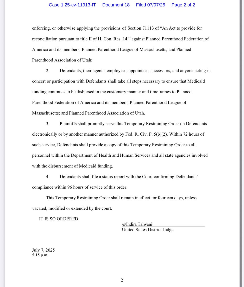 BenDempsey18's tweet image. Where are all of the liberals complaining about a “Constitutional Crisis”?
We now have a justice who is forcing funding to organizations outside of what Congress has specified in a bill that has now been signed into law by the President.
If you read the decision, there is no…