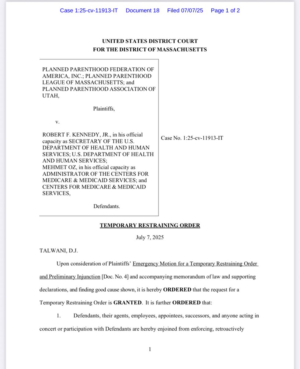 BenDempsey18's tweet image. Where are all of the liberals complaining about a “Constitutional Crisis”?
We now have a justice who is forcing funding to organizations outside of what Congress has specified in a bill that has now been signed into law by the President.
If you read the decision, there is no…