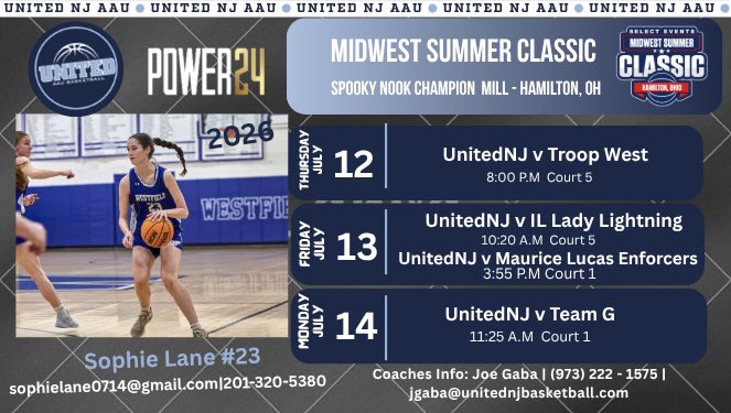Sophie Lane (@sophielane23) on Twitter photo Here are my schedules for Run 4 Roses Kentucky and the Ohio Midwest Classic. So excited to compete!!
<a href="/CoachGaba/">Coach Joe Gaba</a> <a href="/CoachJimmy_O/">Jimmy Ostaszewski</a> <a href="/unitedNJaau/">United NJ AAU</a> <a href="/CoachMcKeonWHS/">Liz McKeon</a> Here are my schedules for Run 4 Roses Kentucky and the Ohio Midwest Classic. So excited to compete!!
<a href="/CoachGaba/">Coach Joe Gaba</a> <a href="/CoachJimmy_O/">Jimmy Ostaszewski</a> <a href="/unitedNJaau/">United NJ AAU</a> <a href="/CoachMcKeonWHS/">Liz McKeon</a>