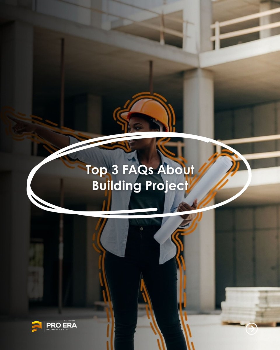 proeraarchitect's tweet image. Top 3 FAQs About Building Projects 🏗️
Got questions about starting a building project?
You’re not alone—we’re answering the 3 most common ones we get from clients!
#ProEraArchitects #BuildingFAQs #ArchitectureTips #ConstructionNigeria