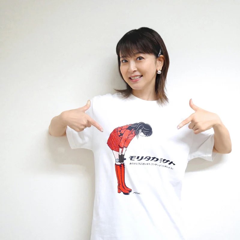 森高千里さん「レッツ・ゴォーゴォー！ツアー」アンコール衣装 Tシャツ