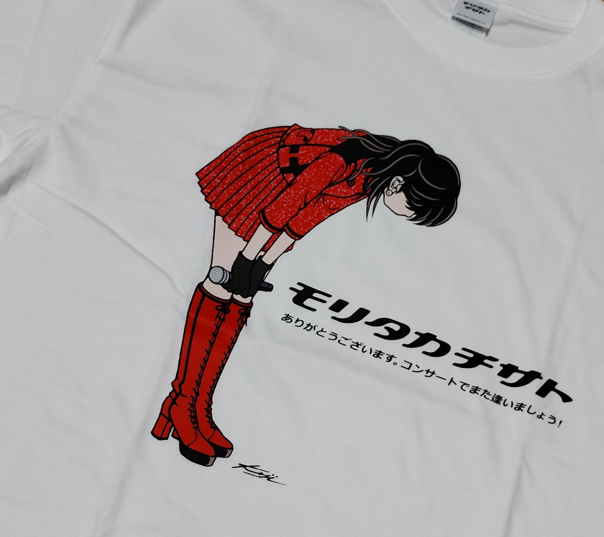 森高千里 Live 直筆サイン入りTシャツ Lサイズ 森高千里 Live 直筆サイン入りTシャツ Lサイズ