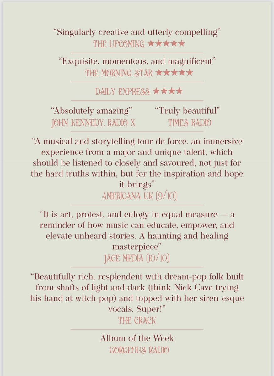 Hannah Rose Platt (@hannahroseplatt) on Twitter photo THIS AUGUST! <a href="/theSpaceUK/">theSpaceUK</a> we present 'FRAGILE CREATURES' for a two week run <a href="/edfringe/">Edinburgh Festival Fringe</a> 💙🏴
where music myth and medicine collide!
thespaceuk.com/shows/2025/fra…
#edinburghfringe #thespaceuk
#daretodiscover #hannahroseplatt #FragileCreatures #music #historical #storytelling THIS AUGUST! <a href="/theSpaceUK/">theSpaceUK</a> we present 'FRAGILE CREATURES' for a two week run <a href="/edfringe/">Edinburgh Festival Fringe</a> 💙🏴
where music myth and medicine collide!
thespaceuk.com/shows/2025/fra…
#edinburghfringe #thespaceuk
#daretodiscover #hannahroseplatt #FragileCreatures #music #historical #storytelling