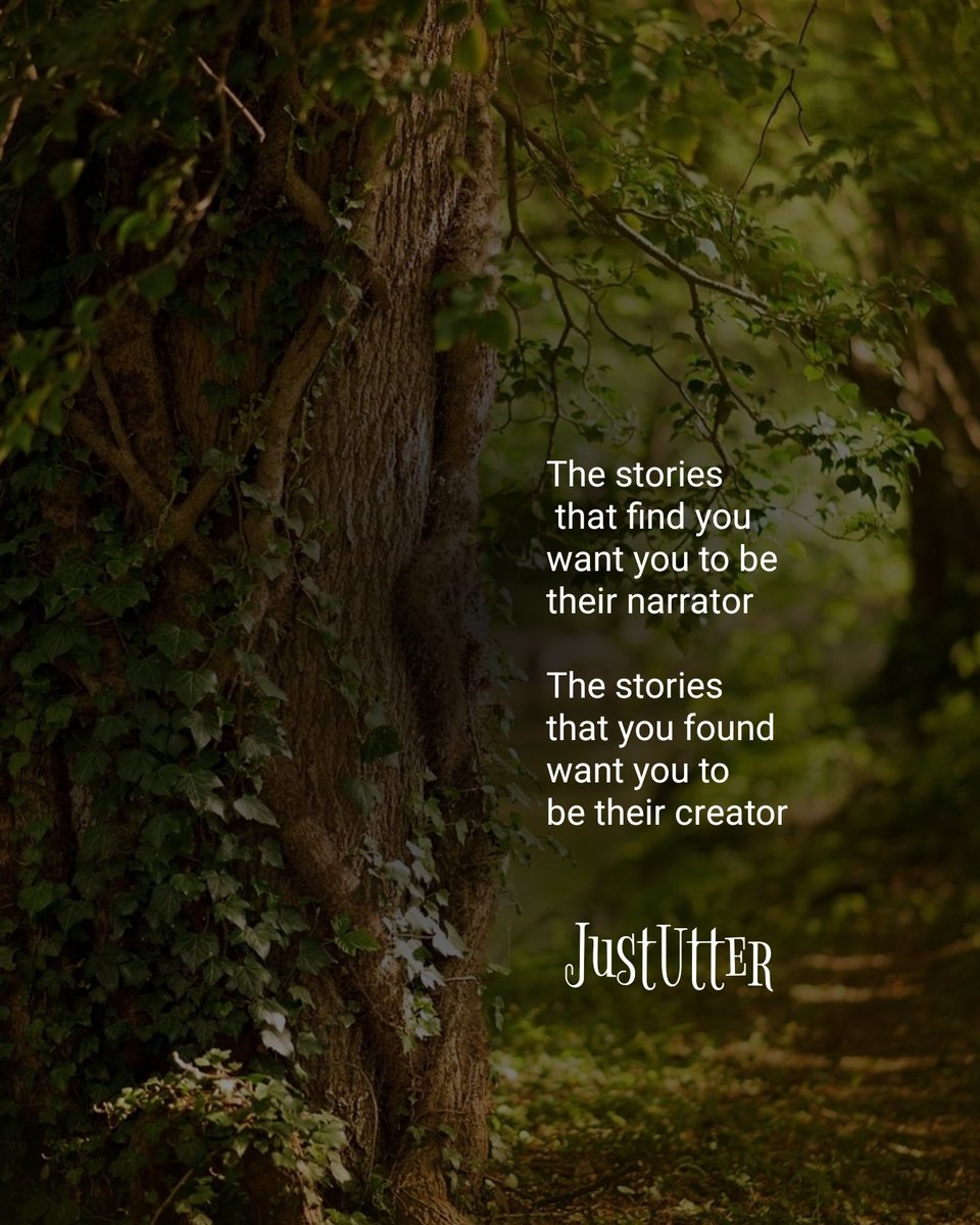 Some stories find you.
Some stories choose you to speak for them.
This #TuesdayDelights, let JustUtter be your window to the art of storytelling through Innocent Thoughts. ✍️📖

#JustUtter #Poetry #Storytelling #WritersCommunity #InnocentThoughts