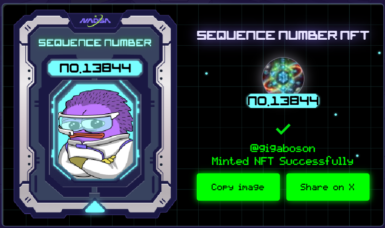 gigaboson's tweet image. Minted my nadsa NFT finally. follow me and like for a code tomorrow. The first to comment will get the nadsa code in dm.

@monad_xyz #Monad @0xNADSA #NADSAcode