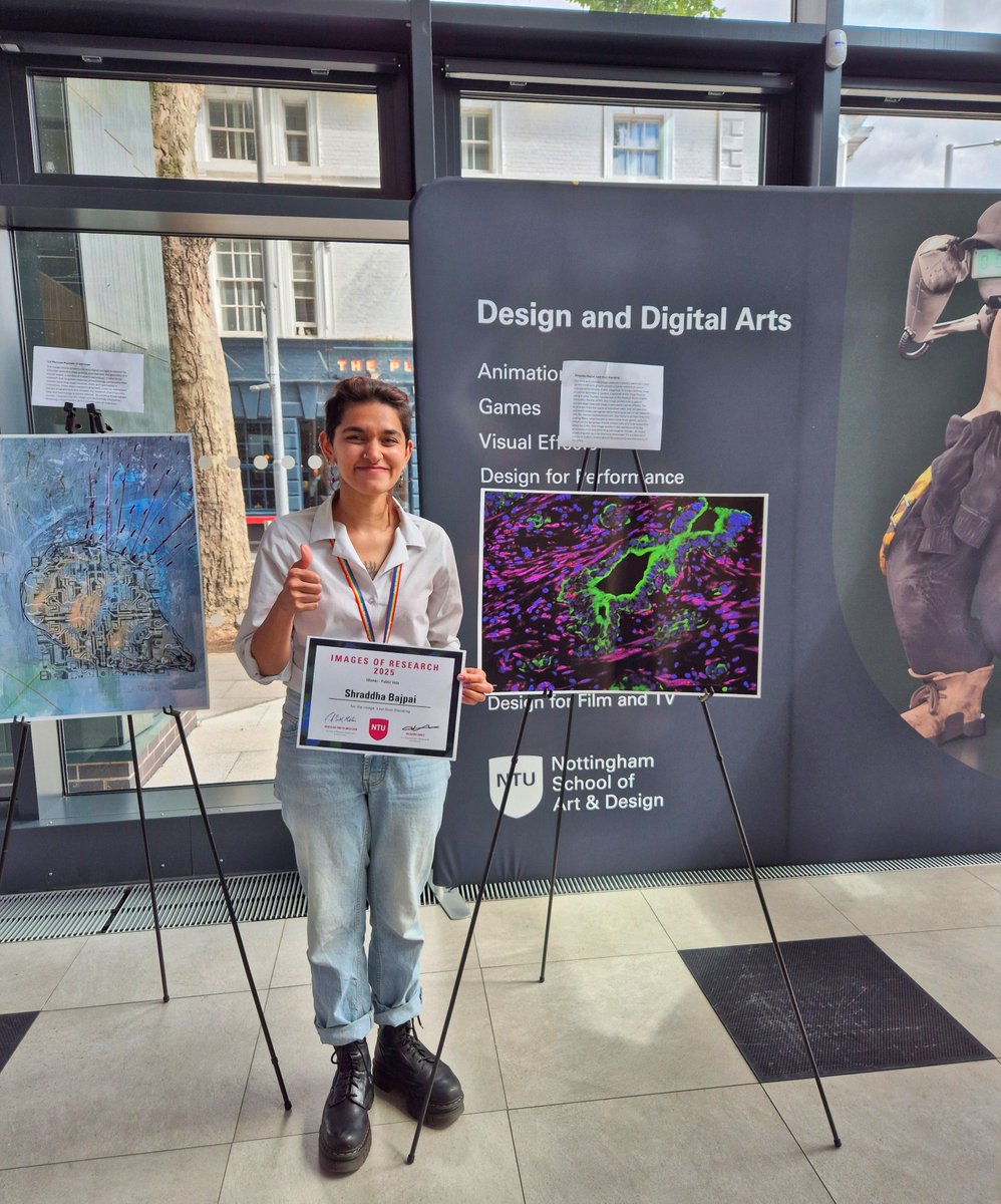 A huge congrats to Shraddha Bajpai, Research Assistant from NTU’s School of Science and Technology, who took home the award for this year's Images of Research Competition for her image titled 'Last Duct Standing'!

📸ntu.ac.uk/research/image…