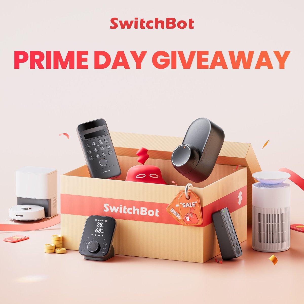 🎁 Giveaway Time! 🎁
2 lucky winners on each platform can pick their prize!
✨ How to enter:
✅ Follow us
✅ Like this post
✅ Tag 2 friends

🏆 Prizes:
🔒 Lock Ultra Vision Combo or Touch Combo
🌐 Hub 3
🍃 Air Purifier
🤖 K10+

#Giveaway