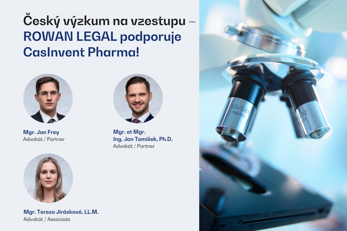 💡 Nový milník v české biotechnologii! Společnost CasInvent Pharma 🔬 uzavřela úspěšné investiční kolo a my v ROWAN LEGAL jsme hrdí, že jsme mohli být součástí. #Biotechnologie #StartUpy

🔗 rowan.legal/rowan-legal-po…