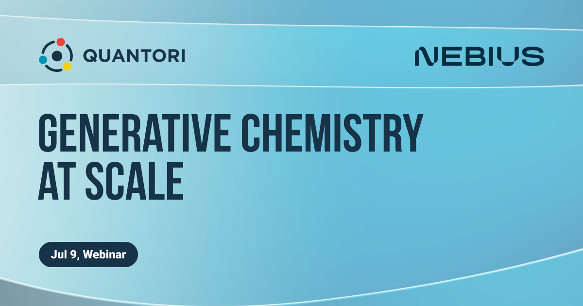 Join the expert-led <a href="/Quantori_USA/">Quantori</a> and <a href="/nebiusai/">Nebius</a> webinar on generative chemistry at scale tomorrow!
Discover scalable, cloud-native strategies for AI-driven drug discovery with Quantori and Nebius speakers.
Sign up below:
bit.ly/44MXDYW
#AI #ML #moleculardesign #RnD
