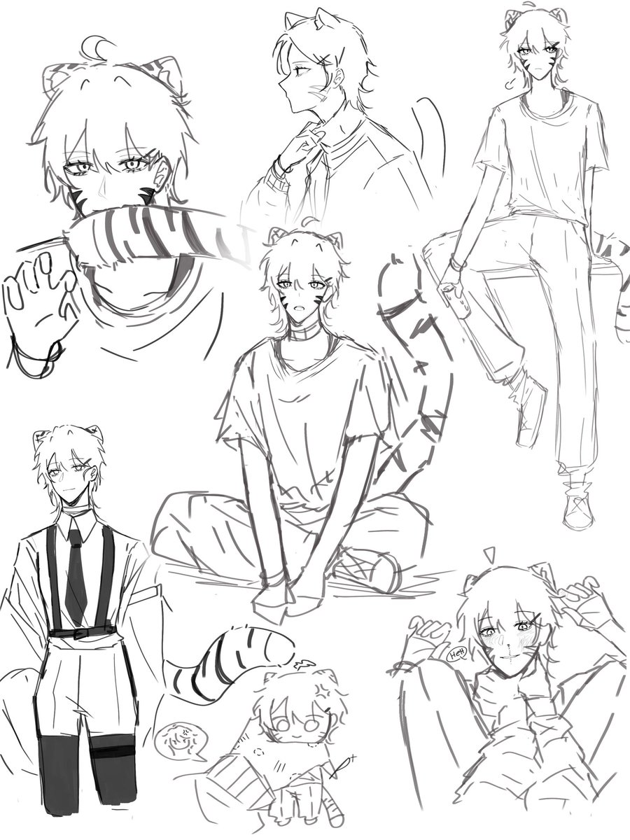 Xynnxyn_'s tweet photo. Sketch ✏️ (my oc) https://t.co/vuFdluE9Kg