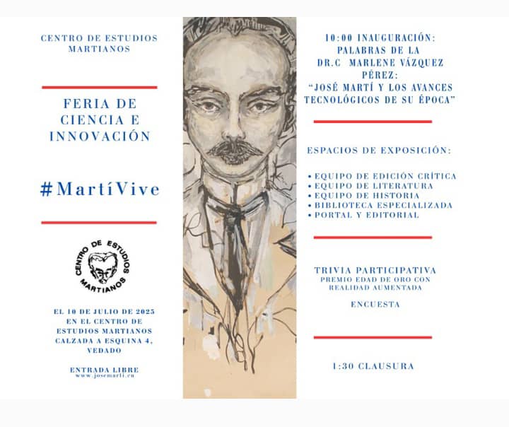 ArmandoRguezB's tweet image. Atención: Feria de Ciencia e Innovación en el Centro de Estudios Martianos! #MartíVive #Cuba #CienciaCubana