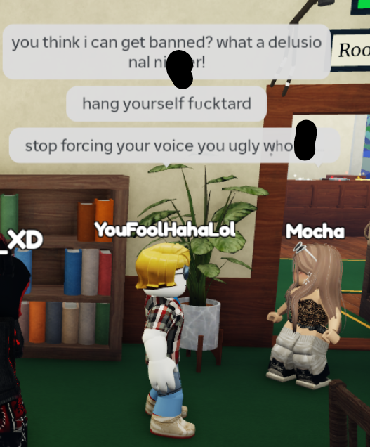 RehanKidzone's tweet photo. Hello Roblox? What happened to chat filter system... https://t.co/0xOZaC99Ly