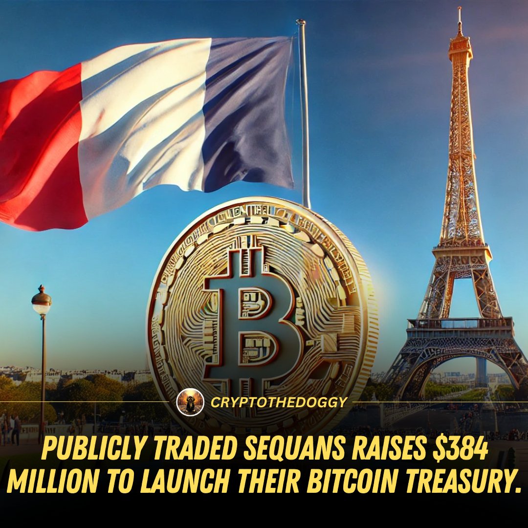 Publicly traded Sequans raises $384 million to launch their bitcoin treasury .