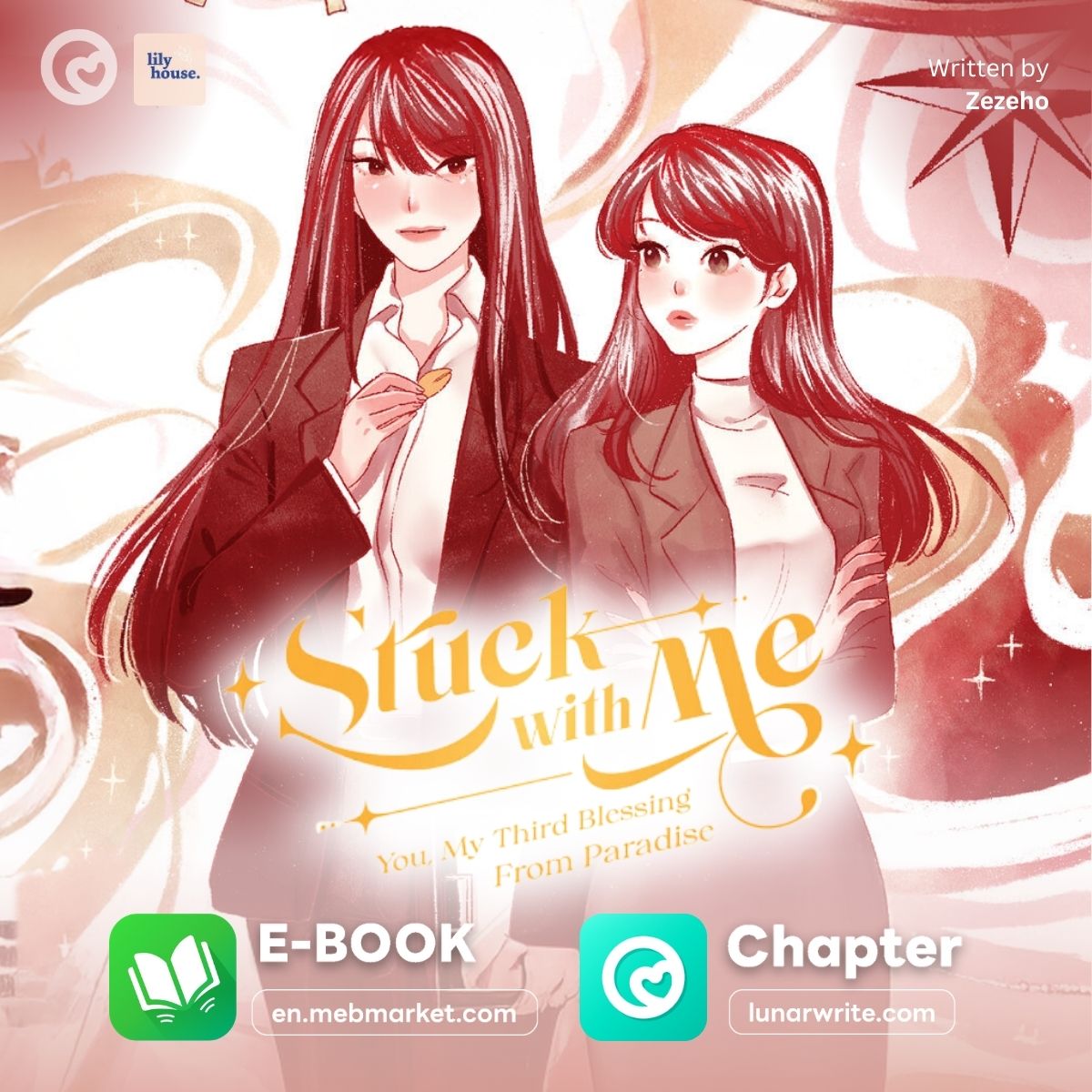 LunarwriteMeb's tweet photo. "We kissed when the entire world stood still
through the sunflower petal from her desk."
#GL #StuckWithMe
By @ZezehoMon @_Lilyhouse
Read 8 free chapters on #Lunarwrite
https://t.co/9nAw70brvq
E-BOOK on #meb
https://t.co/pSVhp0vYWj
#คุณคือพรประการที่สาม #nutant #นัทแอ๊นท์ https://t.co/SJDQcEykUW