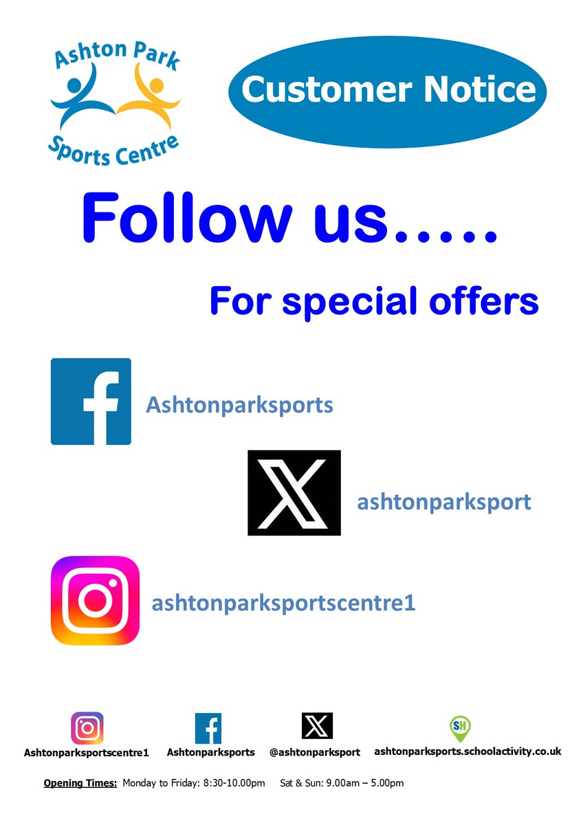 Make sure to follow us on all of our different social media to see different special offers!!