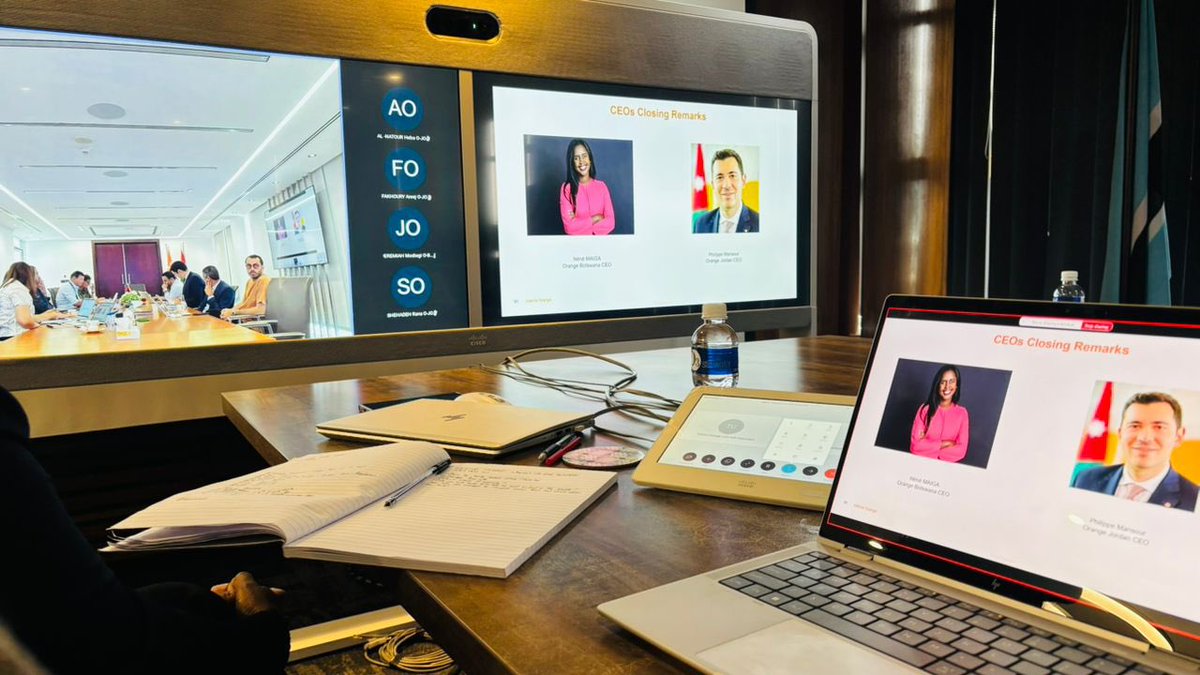 Incredible session today with our colleagues from <a href="/orangeJo/">Orange Jordan</a> ! So impressed by the wealth and diversity of talent within <a href="/orangeafrica/">Orange Africa & Middle East</a> !