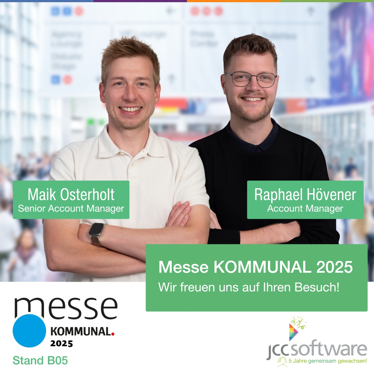 Am 27. + 28. August 2025 findet erneut die #MesseKOMMUNAL statt – dieses Jahr in Göttingen. 

☕ Kommen Sie gerne an unserem Stand B05 vorbei! Unsere Kollegen sind vor Ort und stehen Ihnen für Fragen über unsere #Software zur Verfügung.

➡️messe-kommunal.de

#Verwaltung