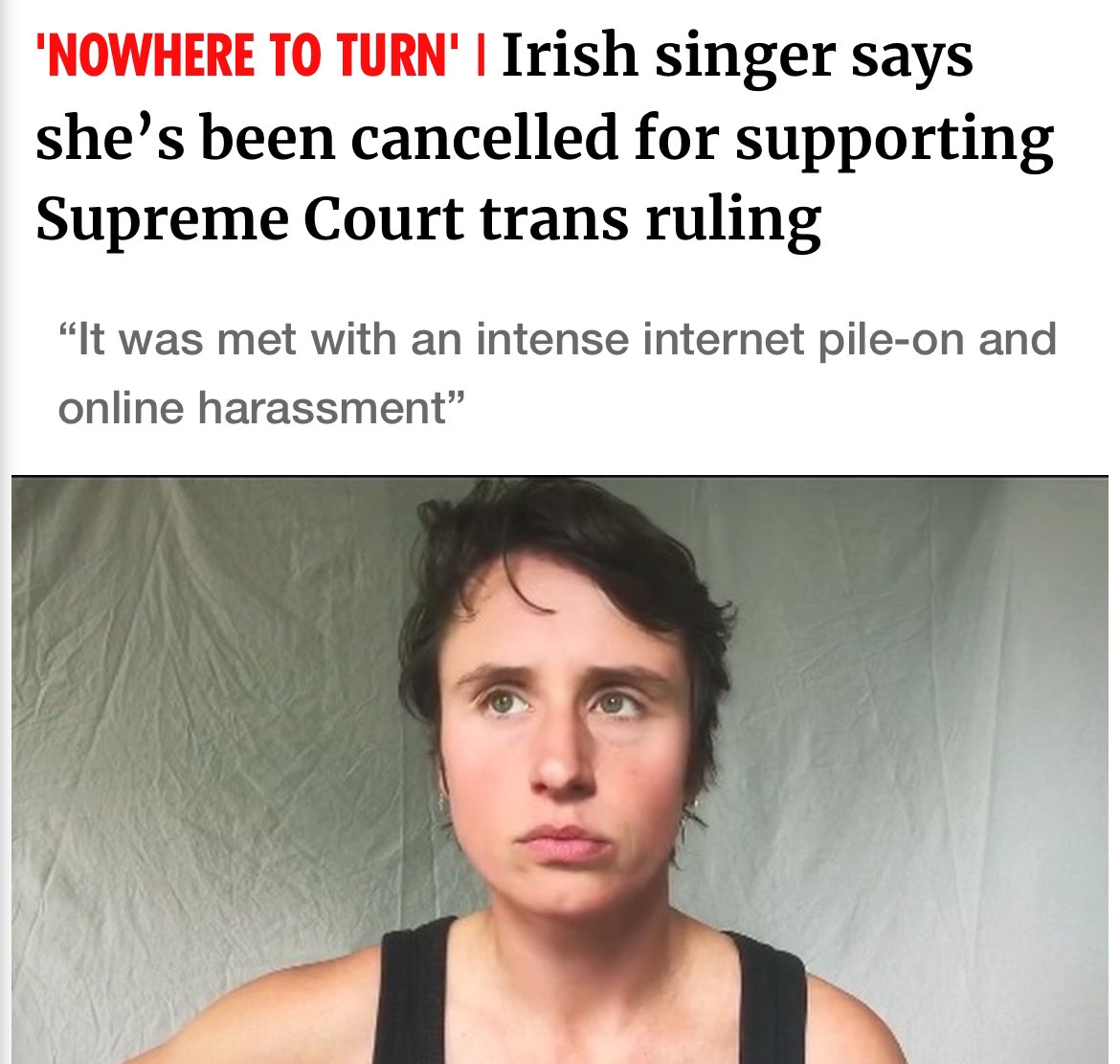 SEEN in Journalism (@journalismseen) on Twitter photo ‘The Cork native posted about how she had endured the “quietest summer of music work in over a decade” as she was dropped from gigs and offers of work “have all but dried up”’
Link next
Please give it clicks and let <a href="/sundayworld/">Sunday World</a> we’d like more of this kind of reporting ‘The Cork native posted about how she had endured the “quietest summer of music work in over a decade” as she was dropped from gigs and offers of work “have all but dried up”’
Link next
Please give it clicks and let <a href="/sundayworld/">Sunday World</a> we’d like more of this kind of reporting