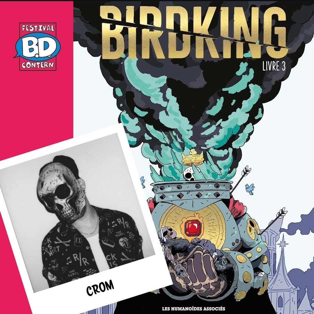 CROM_INK's tweet image. See you all next week in Luxembourg Festival BD Contern 🤝✨