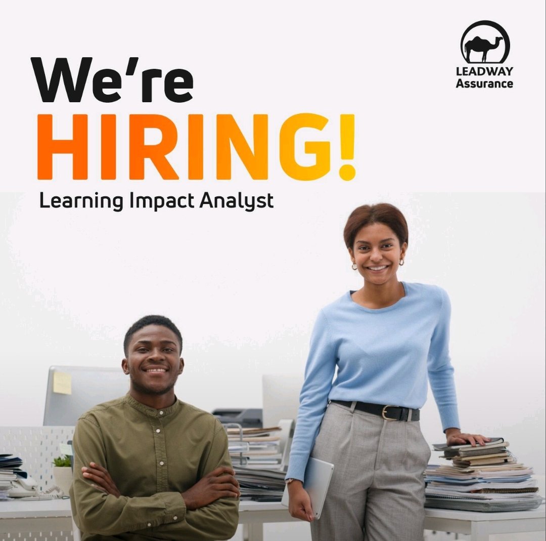 JOBCORNER247's tweet photo. Urgent Hiring!

Learning Impact Analyst At Leadway Assurance Company Limited

Location: Lagos 
Job Type: Full-time 

Requirements:
- Bachelor's degree or equivalent in Business Administration, or related fields.
- 1-3 years in HR or L&D role.

If you can’t apply, Please share, someone may need it on your timelines

Apply Here: https://t.co/99XLAPCrNA