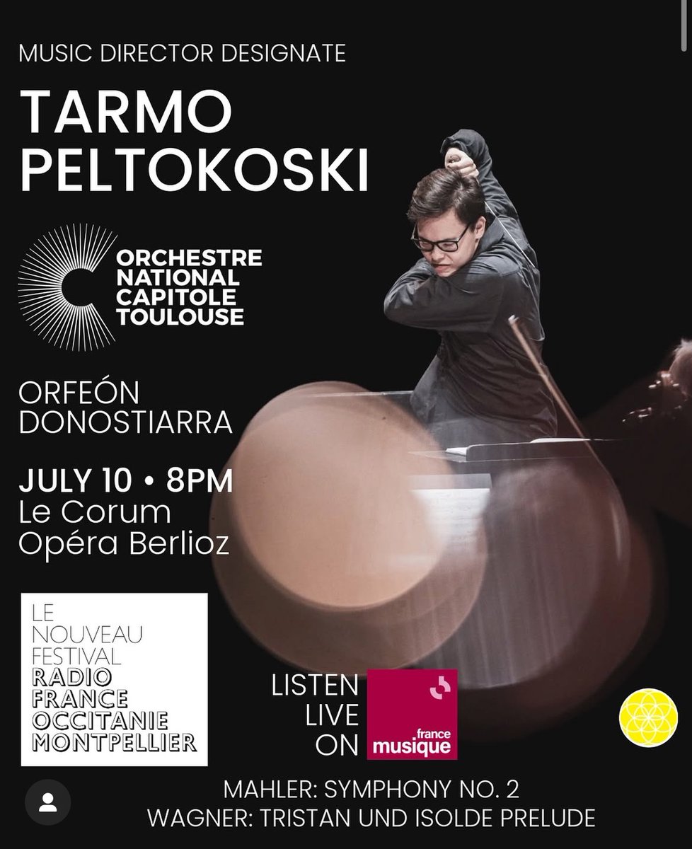 El Orfeón Donostiarra actuará en el Festival Radio France Occitanie Montpellier el jueves, 10 de julio, a las 20:00 horas 🎼