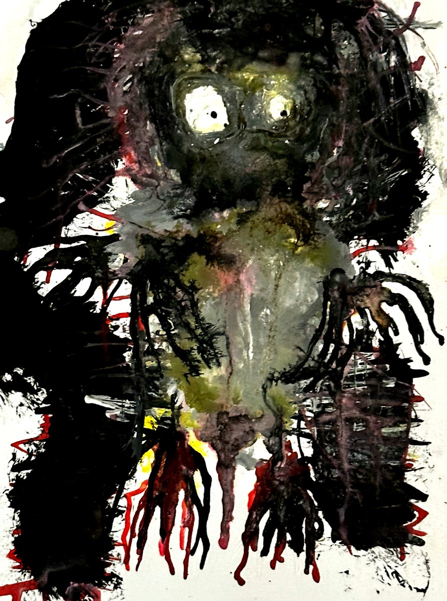 EXTINCT :1
INK×PAPER 21CM ×15CM 
facebook.com/thomas.riesner…
instragram.com/thomas.riesner1 
thomasriesner1.wordpress.com 
#thomasriesner #riesnerthomas #thomasriesneroutsiderart #darkoutsiderart #outsiderartglobal #outsiderart #artist #artbrut