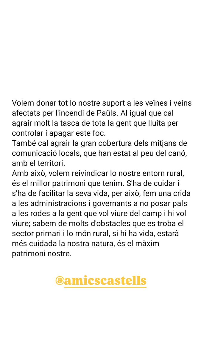 Una abraçada a tothom!! 💛