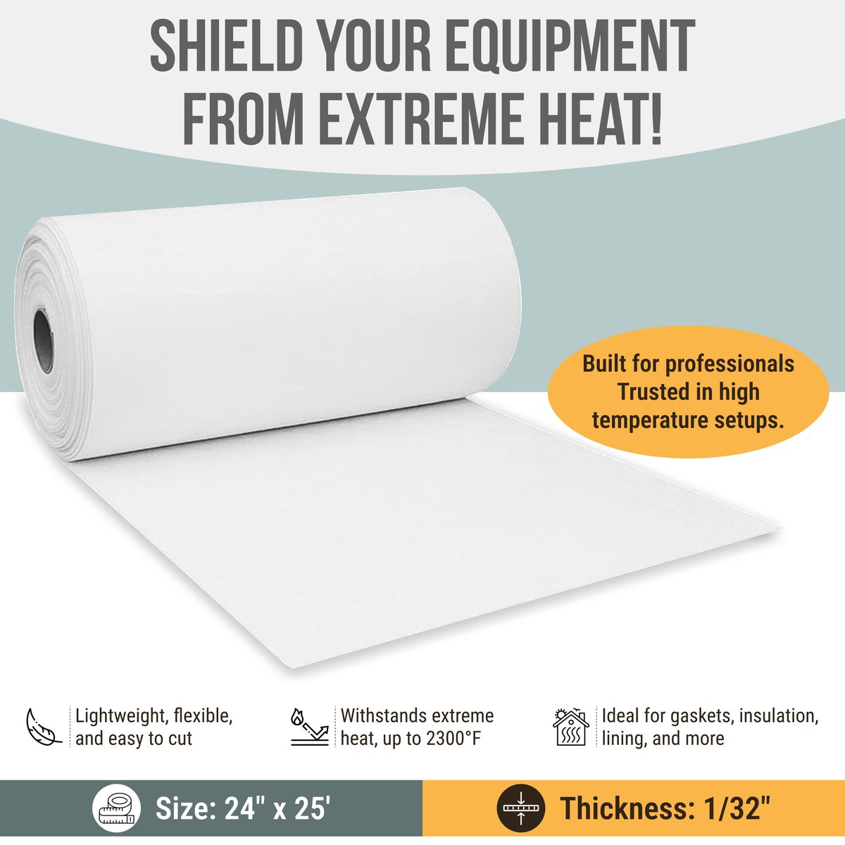 simondstore's tweet image. Need heat protection that won’t back down?

Link:- simondstore.com/product/cerami…

#ceramicfiberpaper #hightempinsulation #kilnsupplies #furnacerepair #heatresistant #glassfusing #asbestosfree #industrialtools #stovegasket #thermalinsulation #metalworkingsupplies #simondstore