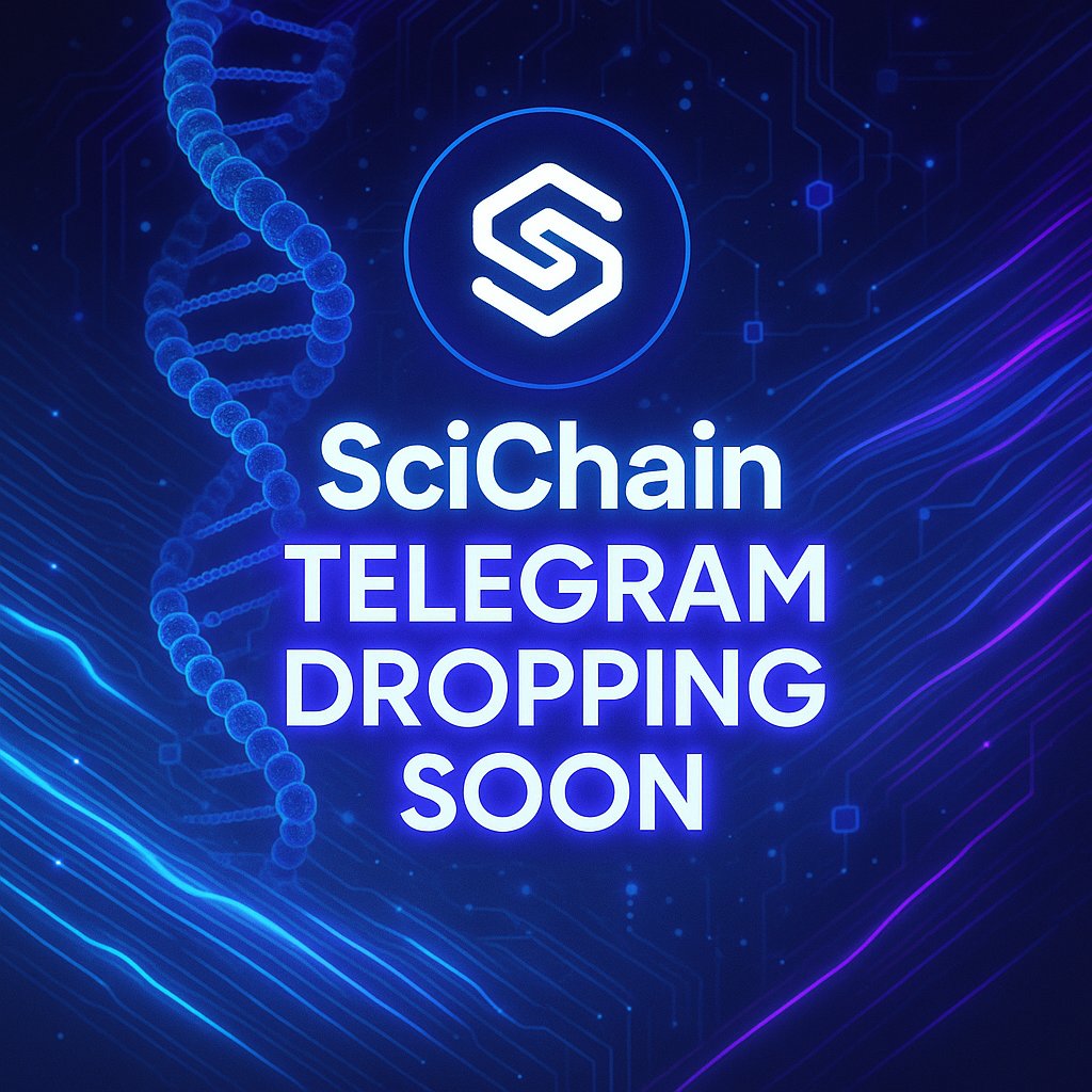 🚨 SciChain Telegram dropping soon!

A new wave of science meets Web3 is about to begin.

Are you ready to join the first decentralized research movement?