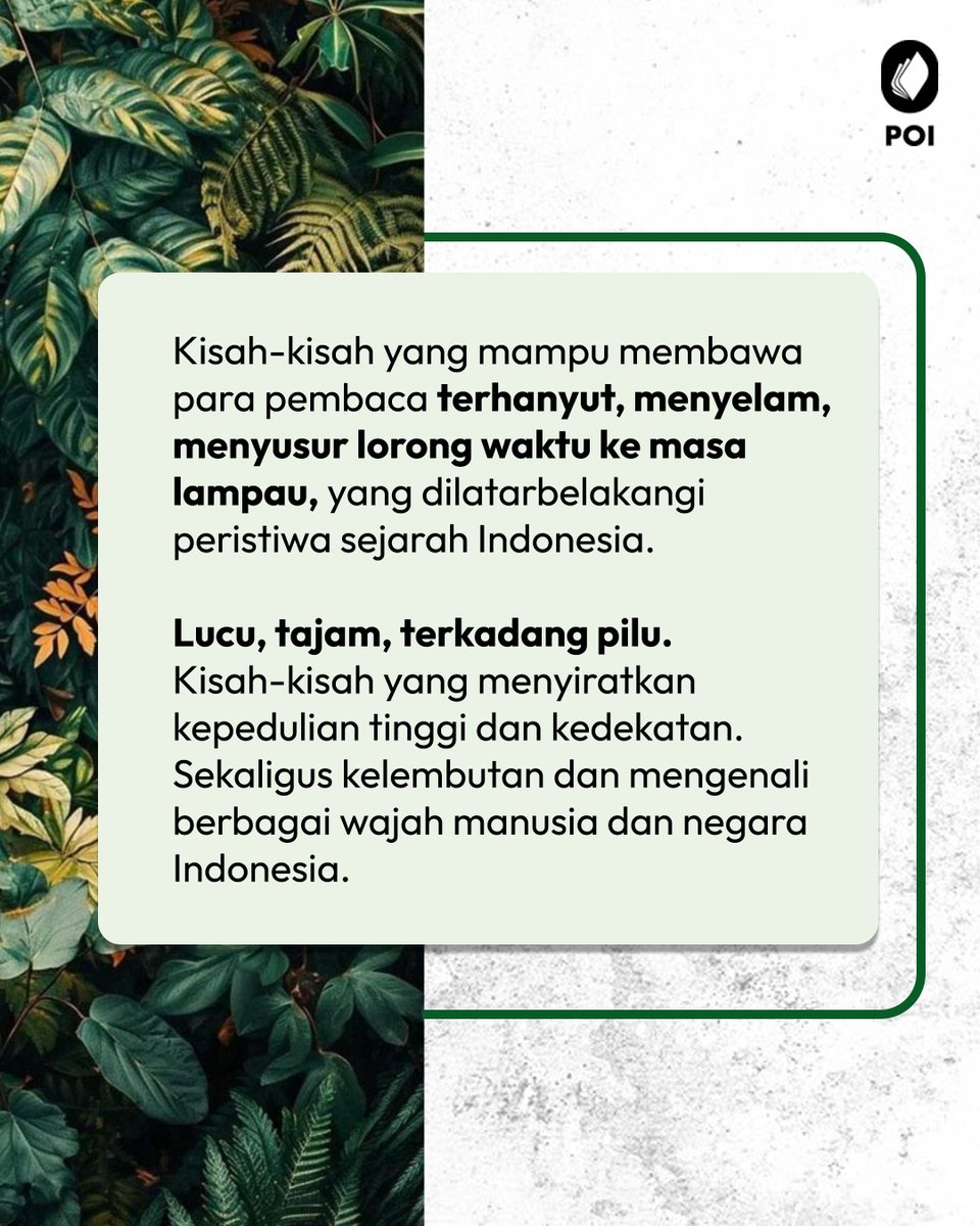 Perempuan: Kumpulan Cerita Pendek

Kisah-Kisah yang Terangkai dalam 18 Cerita Pendek ini bukan sekadar cerita biasa!

Setiap kisah mengajak kita menelusuri sejarah Indonesia dengan kejutan, tawa, dan renungan. 

#bukuobor #perempuankumpulanceritapendek #mochtarlubis