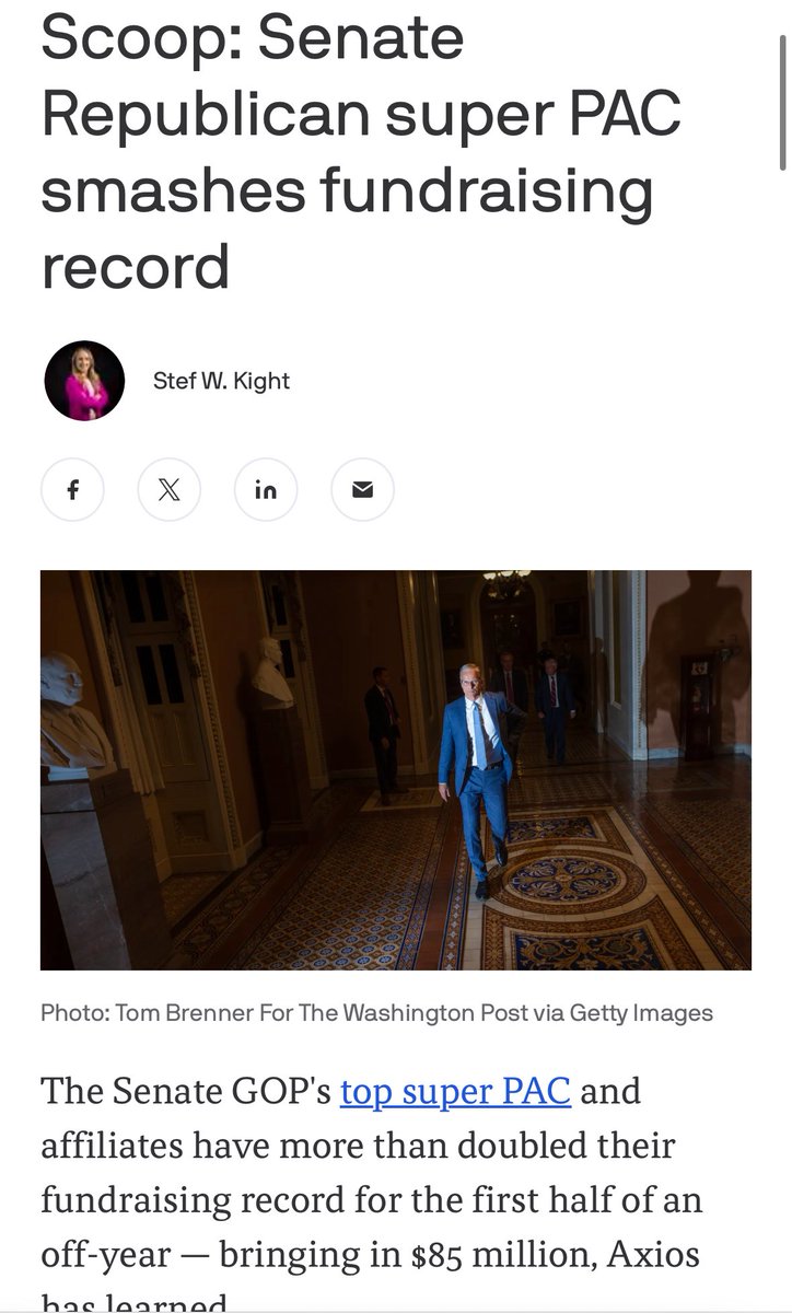 Matt_Gruda's tweet image. 🚨 🔥 🔥 🚨
Absolutely incredible fundraising haul for @johnthune-aligned organizations @Senate_Fund and @OneNationOrg! Great work by @CoryGardner and @Alex_Latcham_ leading the charge!
@LeaderJohnThune is off to a 🔥 🔥 🔥 start in 2025!