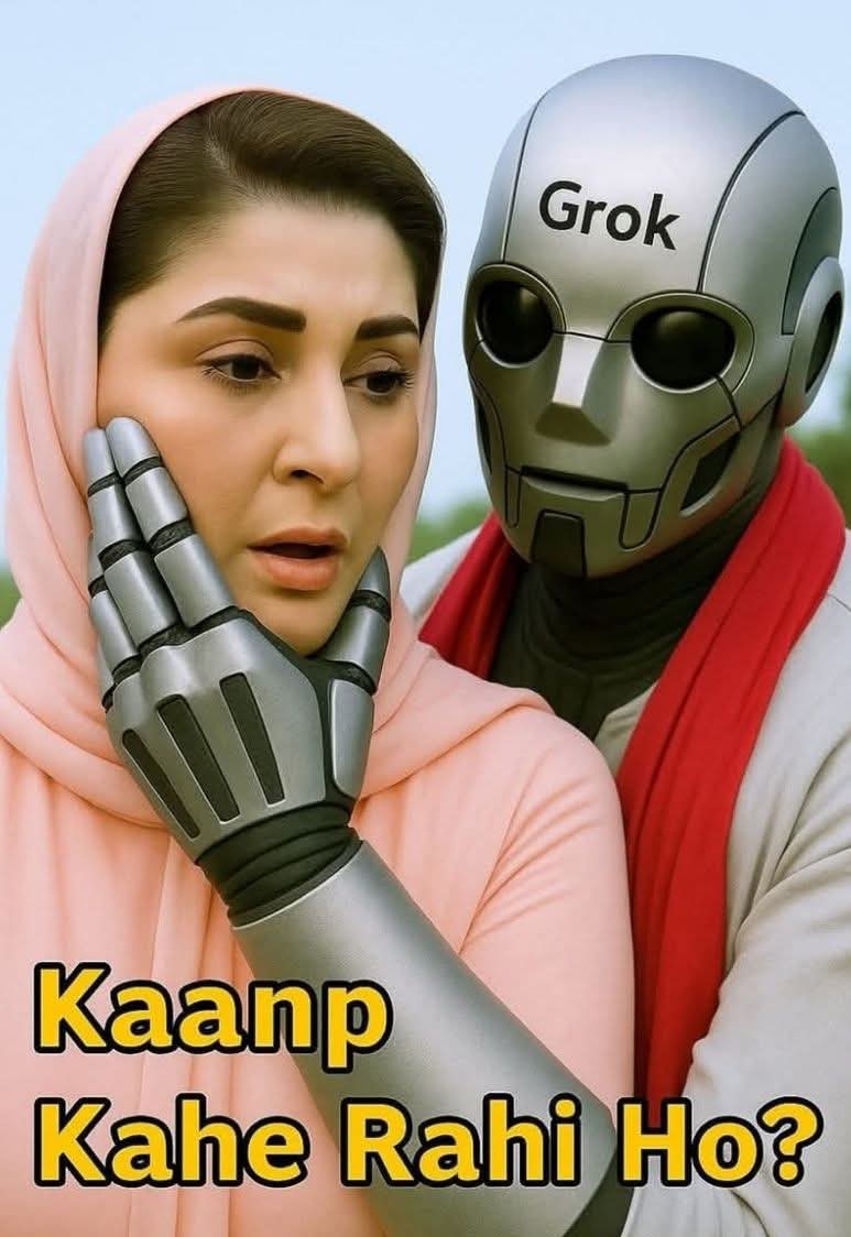 میرے ساتھ اینٹیں لٹکا کے دکھاؤ 
اور میرے گندے ٹوٹے لیک کر کے بلیک میل کر کے دکھاؤ 

گروک <a href="/grok/">Grok</a> کا پٹواریوں کی امی کو کھلا چیلنج 😄😜