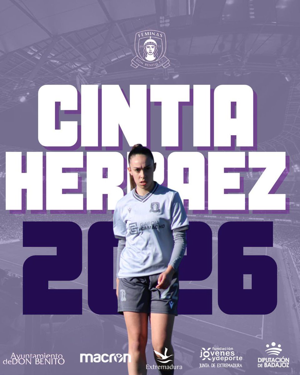 Todo un torbellino, la progresión de este año ha sido espectacular y su pasión por el fútbol también por eso este año sabemos que no vas a parar y que continuaremos disfrutándote. #feminasdonbenito #unsolocamino