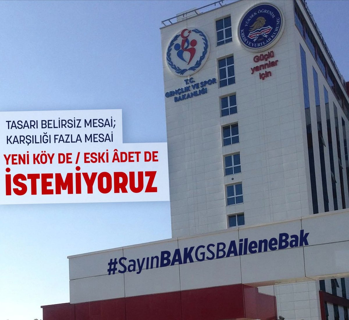 Yhsgihtholsun's tweet photo. #SayınBAKGSBAileneBak

İş yükümüz zaten ağırdı , daha da ağırlaştırmanın ne gereği vardı ? #YardımcıHizmetlerSınıfı https://t.co/tco8A7SUhd