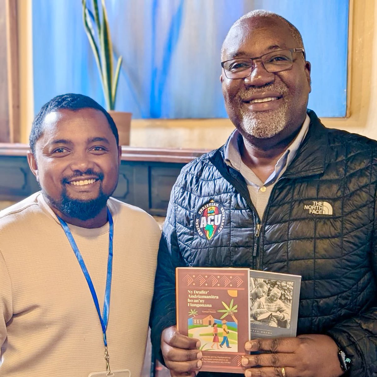 ConradMbewe's tweet image. One of the joys of my current visit to Kenya is receiving 2 of my books which have been translated into the Malagasy language of Madagascar. These are GOD’S DESIGN FOR THE CHURCH and YOUR DISCIPLESHIP MANUAL. I pray that God will use these books to bless his church in Madagascar.