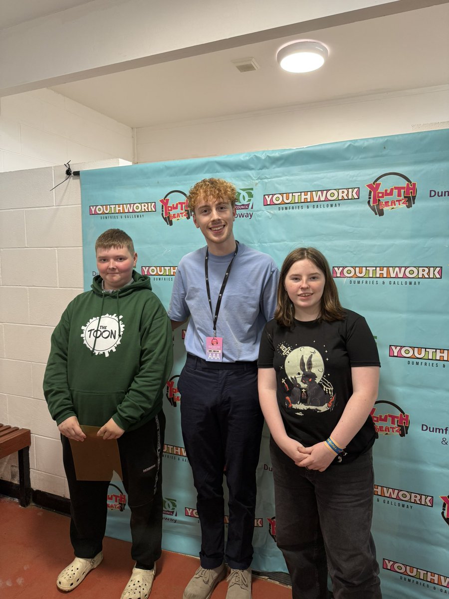 YesDumfries's tweet photo. New podcast is out today! 🌟

Young people from the YES Podcast got to interview @youthbeatz1 Beatz 2025 Headliners at #YB25! Young people did an amazing job! Coming out later today with special guest @KerrMercerMusic interviewed by Lucas and Emily! 🎙️🤩

#yespodcast https://t.co/oQRkL0yTWD