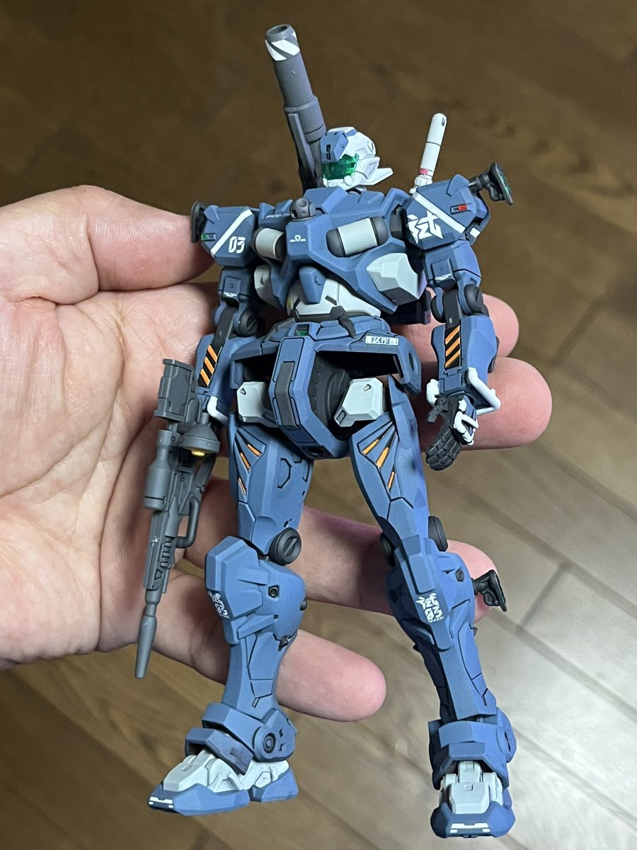 軽キャノン、量産試作機ってイメージでロービジカラーで塗ってみた
良いんじゃないすか？
#GQuuuuuuX