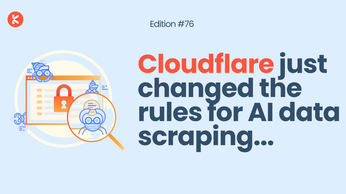 Kevel (@kevelapi) on Twitter photo This week in retail media
💥 Cloudflare’s diving into AI content monetization
📉 Ad spend forecasts for 2025 are not what you'd expect
🎉 More noise (and news) out of Cannes Lions
Get the lowdown in our latest newsletter 👉 bit.ly/4nAqHKv This week in retail media
💥 Cloudflare’s diving into AI content monetization
📉 Ad spend forecasts for 2025 are not what you'd expect
🎉 More noise (and news) out of Cannes Lions
Get the lowdown in our latest newsletter 👉 bit.ly/4nAqHKv