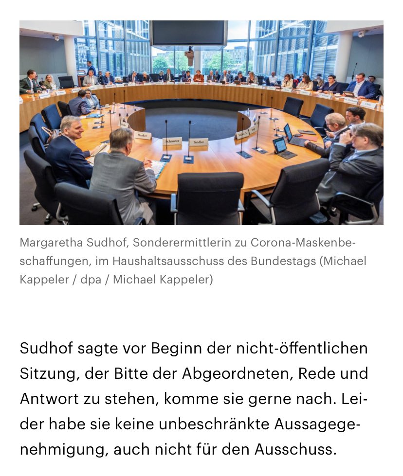 „…Keine unbeschränkte Aussageerlaubnis….“ 
Das ist doch ein Witz, oder?