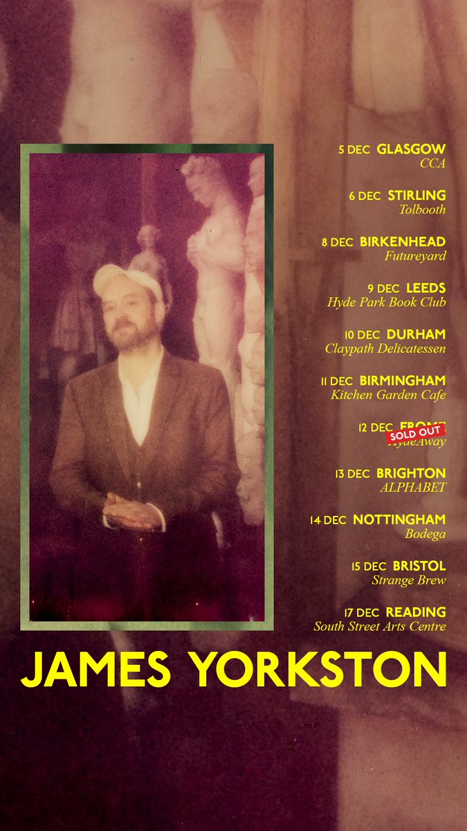 jamesyorkston's tweet image. Hebden Bridge is 2nd to sell out after Frome, all the other shows ticking away nicely x
jamesyorkston.co.uk/live-dates/