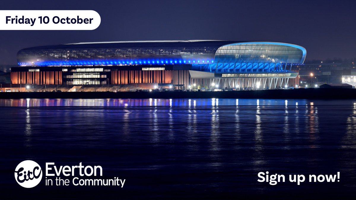Everton in the Community is delighted to announce that registration is now open for supporters to take part in the first ‘Stadium Sleepout’ at the Club’s state-of-the-art new home. 

Sign up ⬇️ 

evertoninthecommunity.org/sleepout/