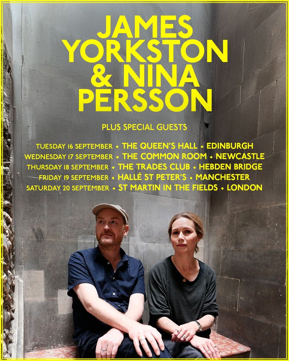 jamesyorkston's tweet image. Hebden Bridge is 2nd to sell out after Frome, all the other shows ticking away nicely x
jamesyorkston.co.uk/live-dates/