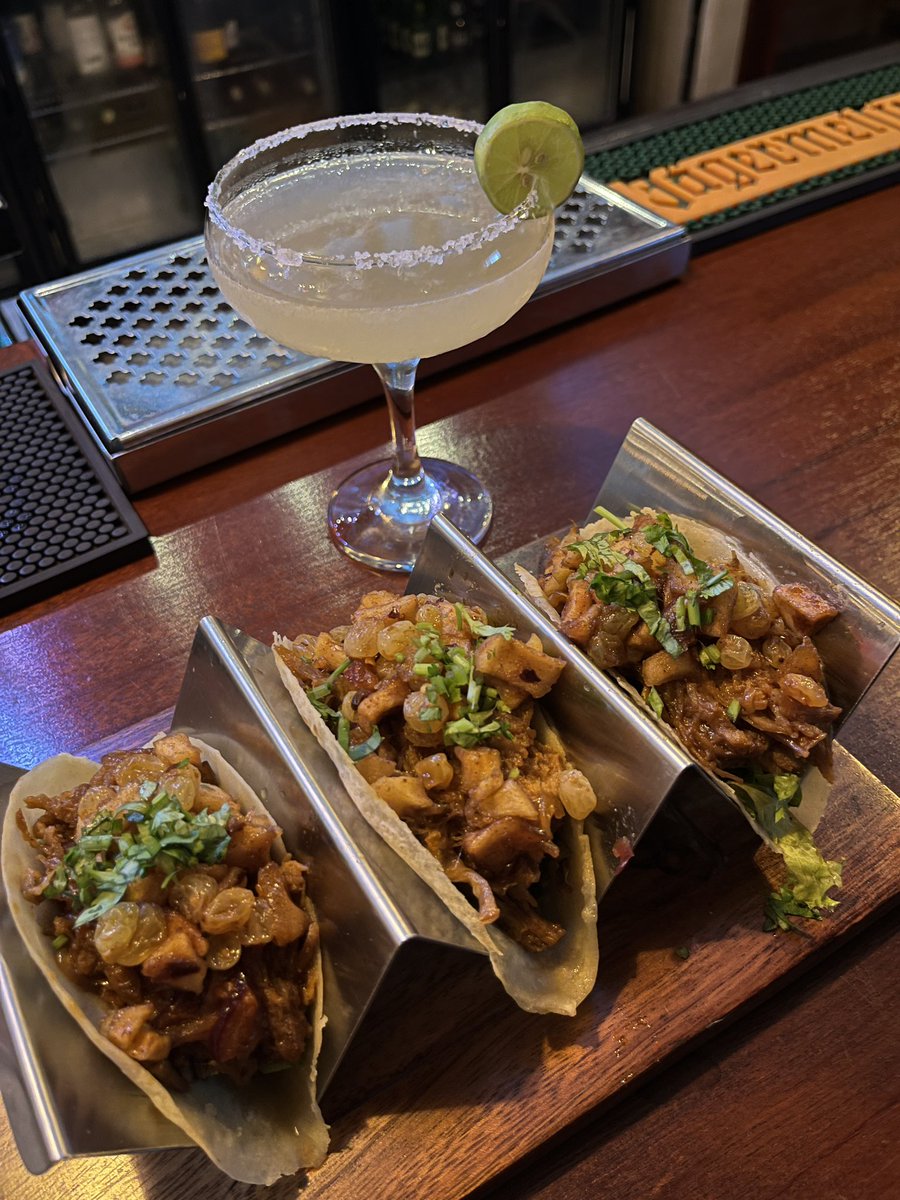 Tacos for late lunch? Why not.

Get 3 tacos &amp; a cocktail at only 30k. 

Come for the tacos, stay for the cocktails. Good vibes guaranteed. 

#TacoTuesday