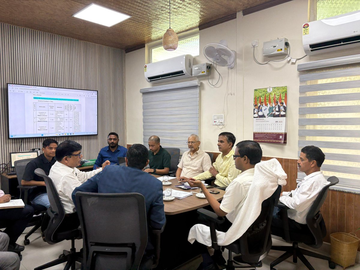 A Pre-bid meeting was held on July 8 under the chairmanship of Brahmaputra Board's General Manager, Er. Abhay Kumar, for the updation of the master plan (in three packages). Views on comments raised by potential bidders were discussed and addressed.
.
.
#brahmaputraboard