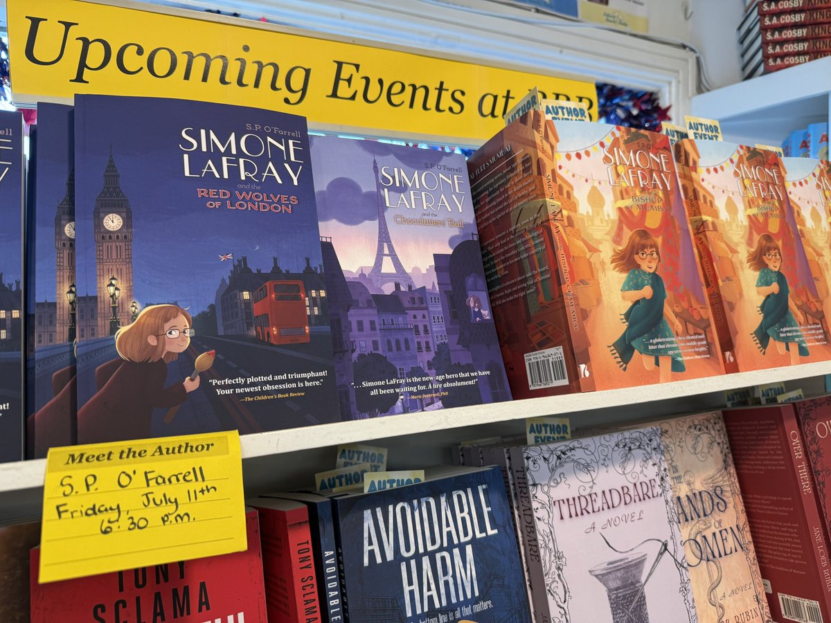 S.P. O’Farrell (@spofarrell3) on Twitter photo <a href="/BethanyBooks/">Bethany Beach Books</a> #booksigning Friday 6:30 🕵🏻♀️❤️ Internationally #awardwinning series loved worldwide 🌎 #summerreading
⭐️⭐️⭐️⭐️⭐️ #SimoneLaFrayMysteries
bethanybeachbooks.com/upcoming-event… <a href="/BethanyBooks/">Bethany Beach Books</a> #booksigning Friday 6:30 🕵🏻♀️❤️ Internationally #awardwinning series loved worldwide 🌎 #summerreading
⭐️⭐️⭐️⭐️⭐️ #SimoneLaFrayMysteries
bethanybeachbooks.com/upcoming-event…
