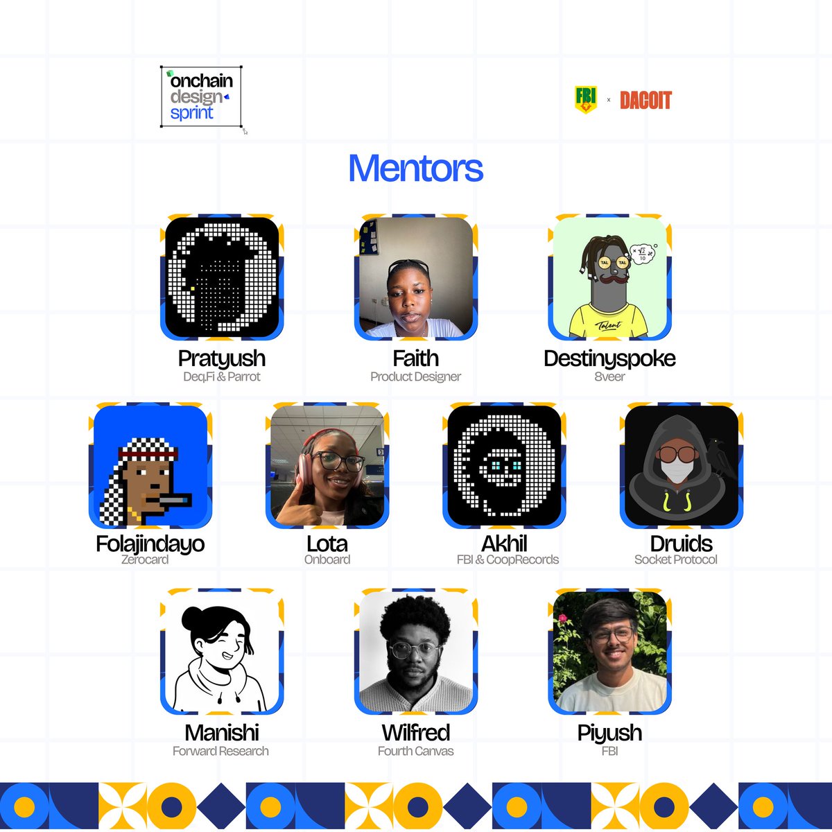 ifeoluwa.base.eth ⚡ (@_willog) on Twitter photo 2 Incubase product mentors
1 Design Mentor from <a href="/base/">Base</a> in West Africa
10-day design sprint
10 designers across global products
"Gifted Hands" but in onchain design form.
if you're a product building on <a href="/base/">Base</a> and need a brand and product design upgrade, register with the link 👇🏽 2 Incubase product mentors
1 Design Mentor from <a href="/base/">Base</a> in West Africa
10-day design sprint
10 designers across global products
"Gifted Hands" but in onchain design form.
if you're a product building on <a href="/base/">Base</a> and need a brand and product design upgrade, register with the link 👇🏽